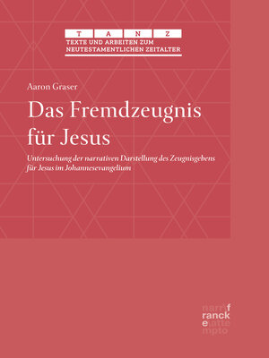 cover image of Das Fremdzeugnis für Jesus